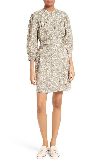Women's La Vie Rebecca Taylor Marigold Pop Cummerbund Waist Dress