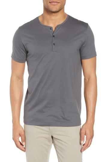 Men's Bonobos Superfine Henley T-shirt - Grey