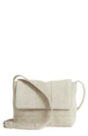 Leith Suede Crossbody Bag - Grey