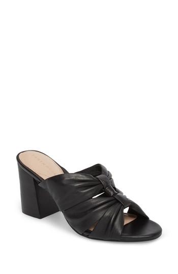 Women's Taryn Rose Lana Cinched Strap Sandal .5 M - Black