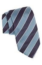 Men's Hugo Boss Stripe Silk Tie, Size - Blue