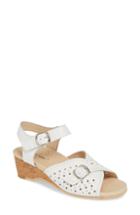 Women's David Tate Briana Sandal .5 M - White
