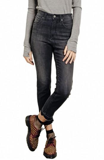 Women's Volcom Lady High Waist Jeans - Black