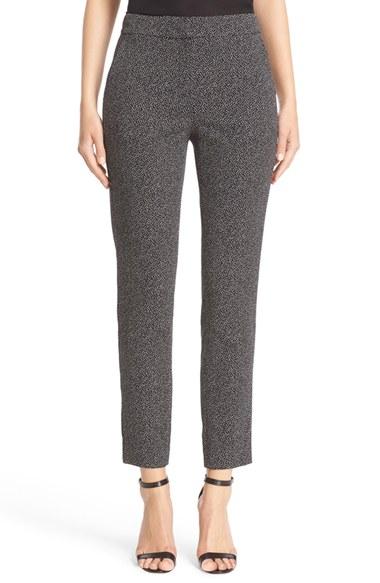 Women's St. John Collection Emma Scattered Dot Crop Pants