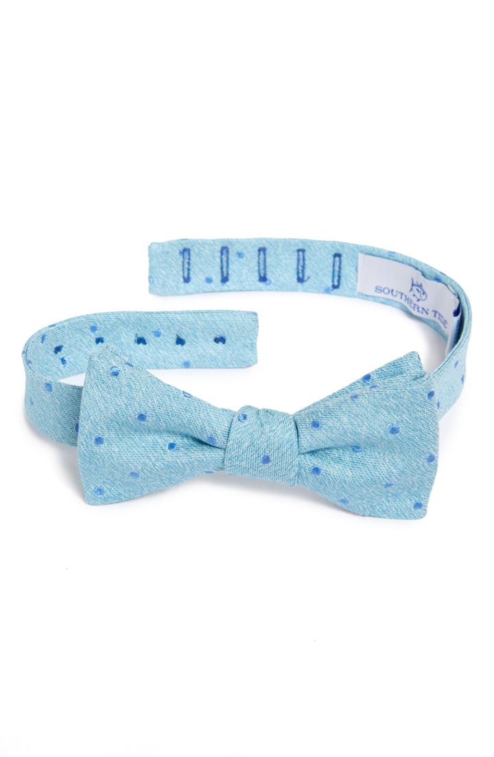 Men's Southern Tide Bethany Dot Cotton & Silk Bow Tie