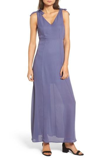 Women's Dee Elly Tie Strap Maxi Dress - Grey