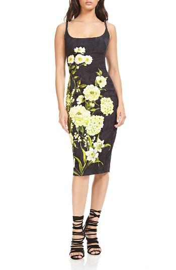 Women's Theia Floral Body-con Dress