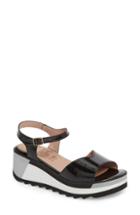 Women's Wonders D-7810 Sandal -8.5us / 39eu - Black