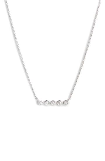 Women's Dana Rebecca Designs Lulu Jack Bezel Diamond Bar Necklace