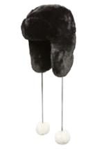 Women's Heurueh Luxe Faux Fur Trapper Hat, Size - Black