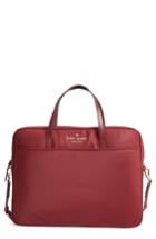 Kate Spade New York Uni Slim Laptop Commuter Bag - Burgundy