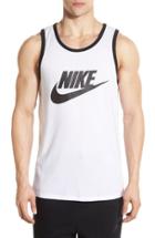 Men's Nike 'ace Sportswear Logo' Graphic Tank - White