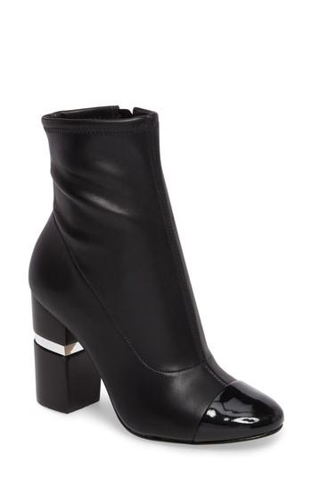 Women's Marc Fisher D Prisa Cap Toe Bootie, Size 8 M - Black