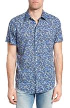 Men's Rodd & Gunn Hamlins Hill Print Sport Shirt - Blue