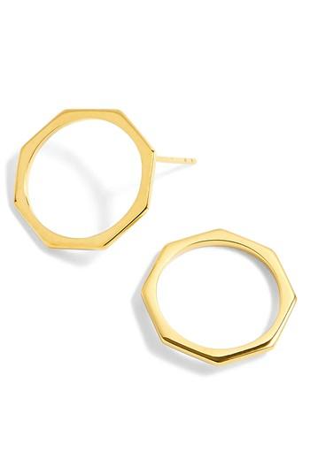 Women's J.crew Delicate Hexagon Earrings