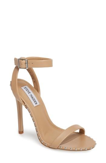 Women's Steve Madden Piercing Studded Sandal M - Black