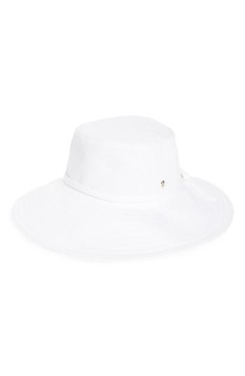 Women's Helen Kaminski Breeja Wide Brim Bucket Hat - White