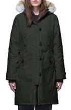 Women's Canada Goose Kensington Slim Fit Down Parka With Genuine Coyote Fur Trim, Size (000-00) - Grey
