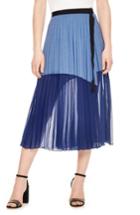 Women's Sandro Mix Media Skirt - Blue
