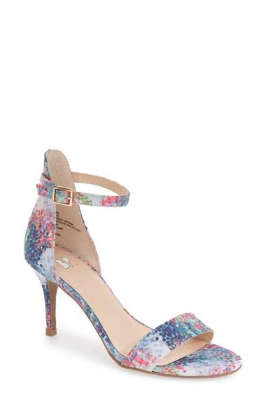 Women's Bp. 'luminate' Open Toe Dress Sandal M - Blue