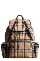 Men's Burberry Check Rucksack -