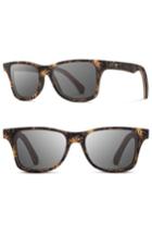Men's Shwood Canby 55mm Polarized Pine Cone & Wood Sunglasses - Pinecone/ Grey