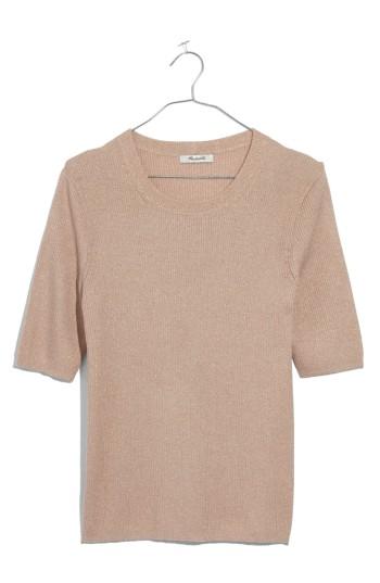Women's Madewell Rib Sweater, Size - Pink