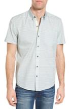 Men's W.r.k Reworked Mini Stripe Slim Fit Sport Shirt - White