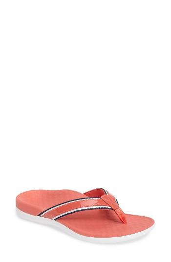 Women's Vionic Tide Sport Flip Flop M - Orange