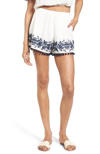 Women's Show Me Your Mumu Laney High Waist Pompom Shorts