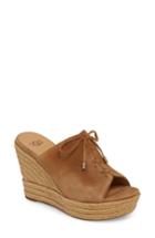 Women's Ugg Giorgia Espadrille Wedge Mule M - Brown