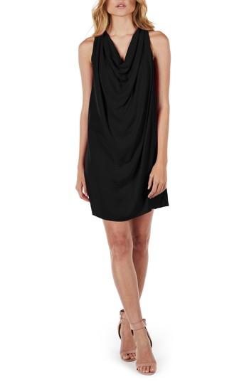Women's Michael Stars Draped Halter Mini Dress - Black