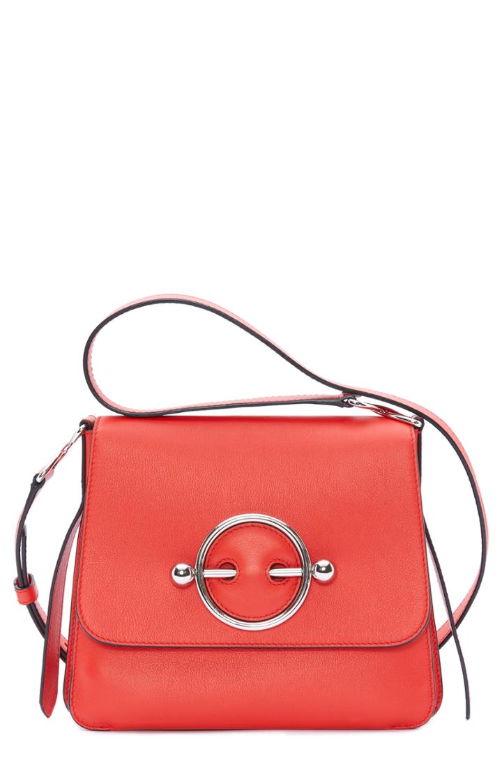 Jw Anderson Disc Crossbody Bag - Red