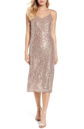 Women's Velvet By Graham & Spencer Sequin Slipdress