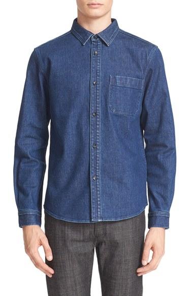 Men's A.p.c. Trevor Denim Shirt Jacket