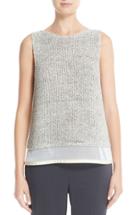 Women's Fabiana Filippi Net Underlay Cotton Tank