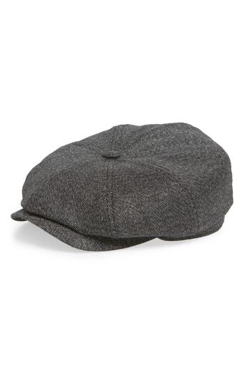 Men's Ted Baker London Herringbone Baker Boy Hat - Grey