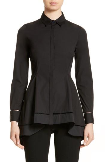 Women's Lela Rose Peplum Shirt