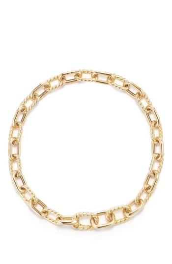 Women's David Yurman Dy Madison Bold Chain Bracelet In 18k Gold