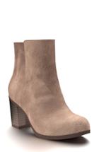 Women's Shoes Of Prey Block Heel Bootie A - Brown