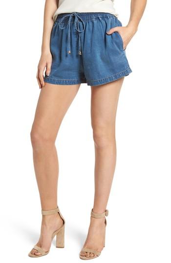 Women's Bishop + Young Chambray Shorts - Blue