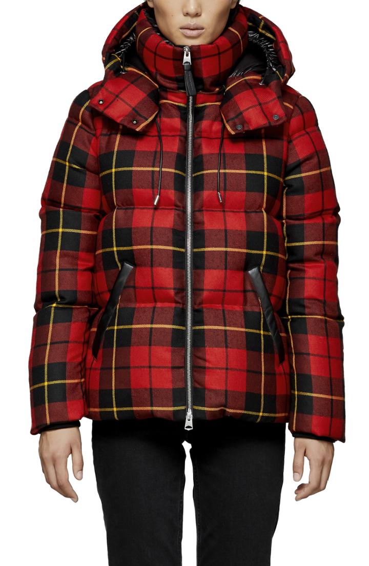 Women's Mackage Miley Wool Down Puffer Jacket - Red