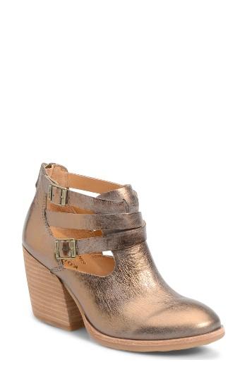 Women's Kork-ease 'stina' Leather Bootie M - Metallic