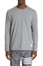 Men's Thom Browne Relaxed Fit Long Sleeve T-shirt - Grey