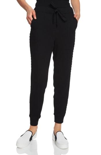Women's 1.state Cozy Knit High Waist Jogger Pants, Size - Black