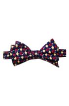 Men's Lazyjack Chick Magnet Silk Bow Tie, Size - Blue