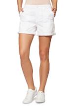 Women's Sanctuary Army Shorts - White
