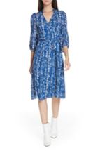 Women's Ba & Sh Folia Faux Wrap Dress - Blue