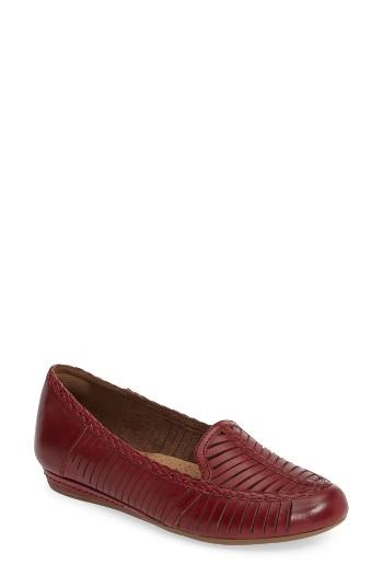 Women's Rockport Cobb Hill Galway Loafer M - Red