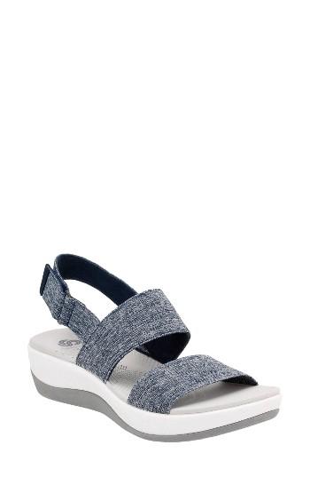 Women's Clarks Arla Jacory Sandal M - Blue